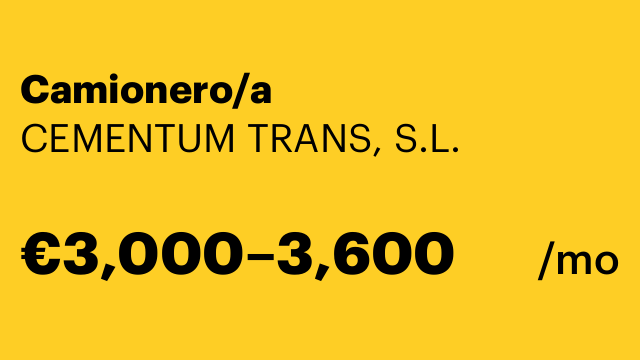 Camionero/a