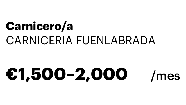 Carnicero/a