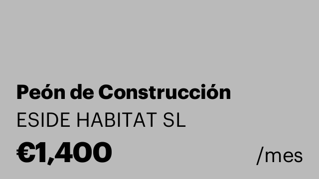 Peón de Construcción