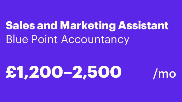 Sales and Marketing Assistant