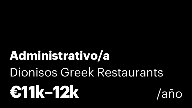 Administrativo/a