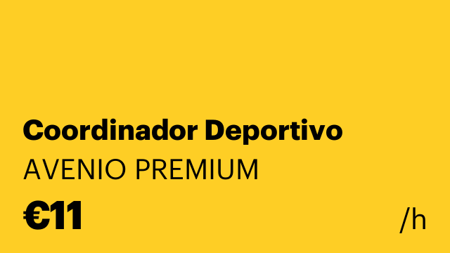 Coordinador Deportivo