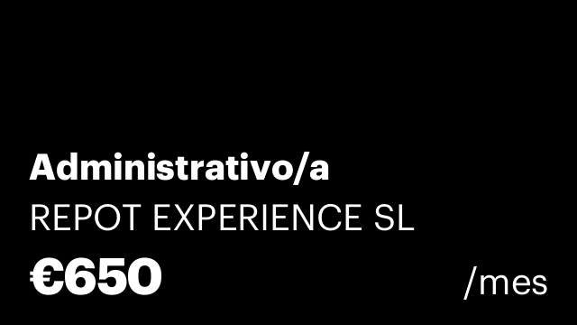 Administrativo/a