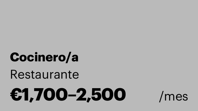 Cocinero/a