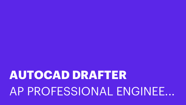 AUTOCAD DRAFTER