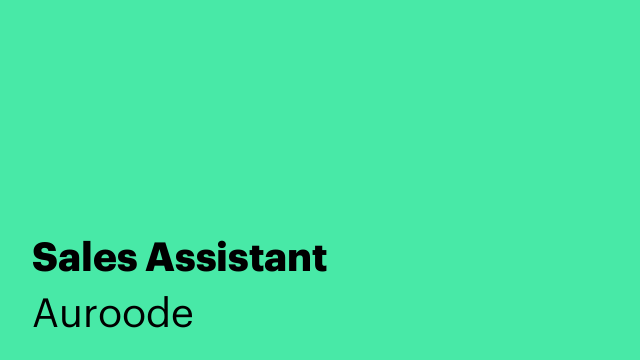 Sales Assistant