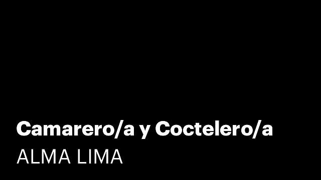 Camarero/a y Coctelero/a