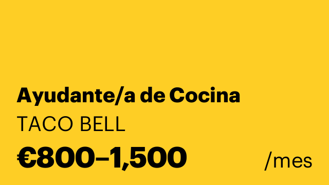 Ayudante/a de Cocina