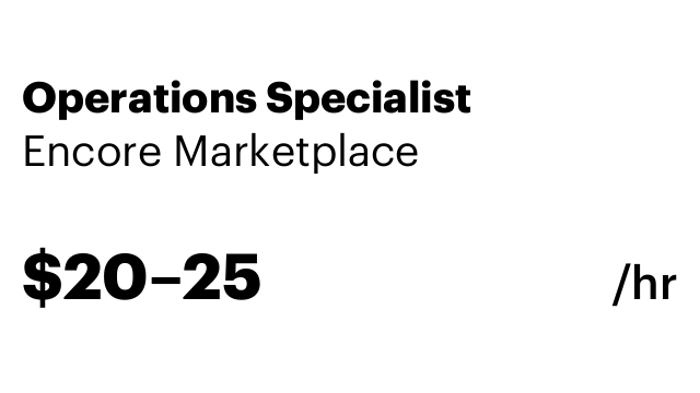 Operations Specialist