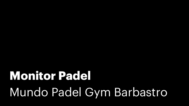 Monitor Padel