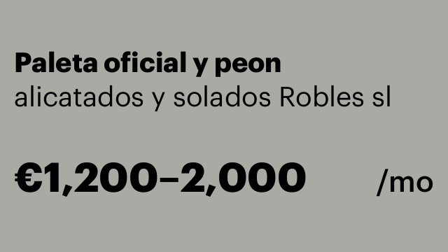 Paleta oficial y peon