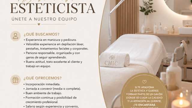 Técnico/a Especialista en Estética