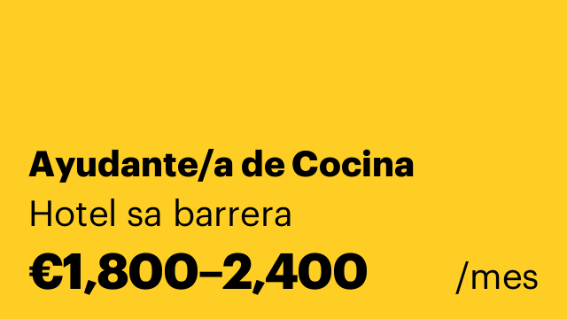 Ayudante/a de Cocina