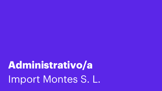 Administrativo/a