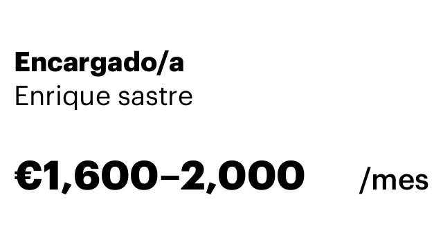 Encargado/a