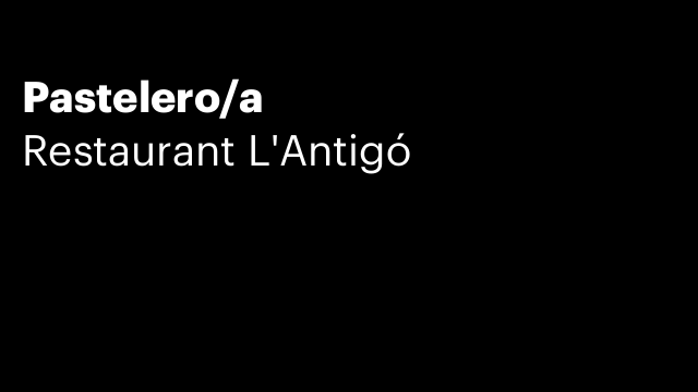 Pastelero/a