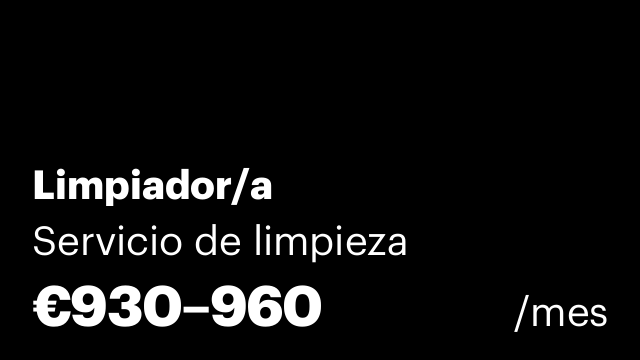 Limpiador/a