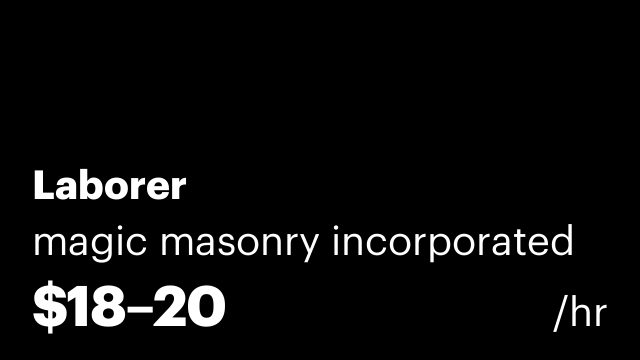 Laborer