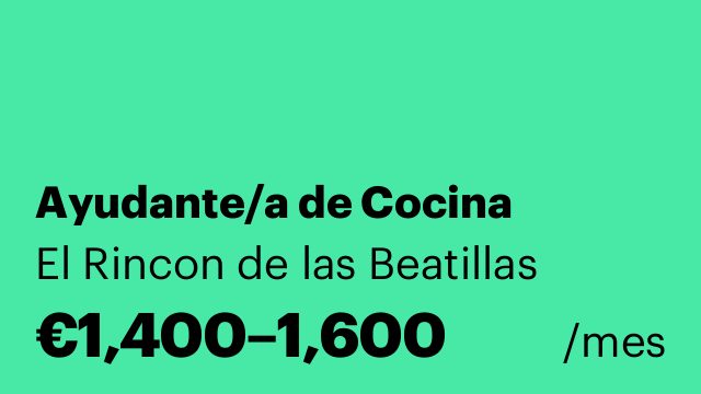 Ayudante/a de Cocina