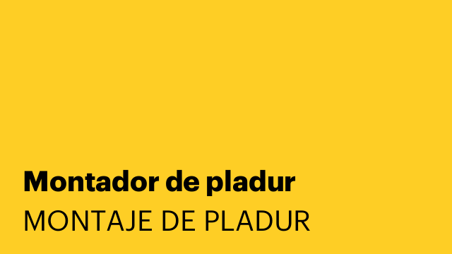 Montador de pladur