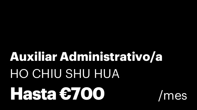 Auxiliar Administrativo/a