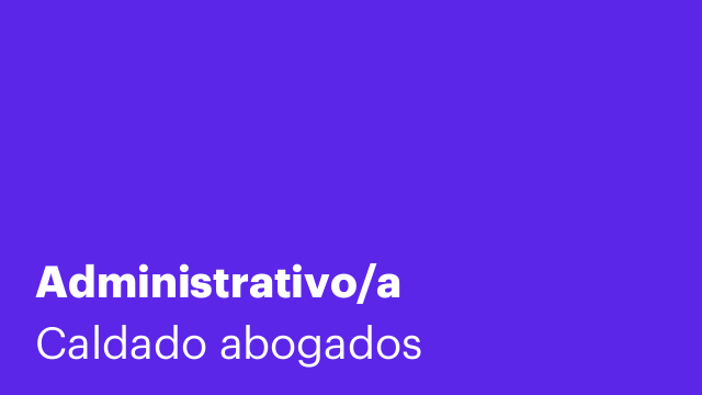 Administrativo/a