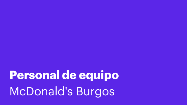 Personal de equipo