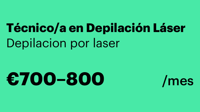 Técnico/a en Depilación Láser