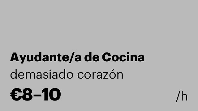 Ayudante/a de Cocina