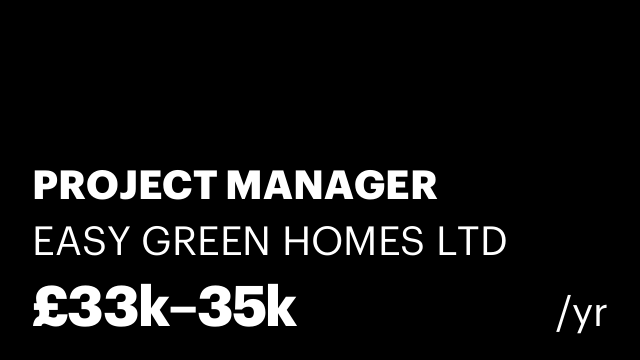 PROJECT MANAGER