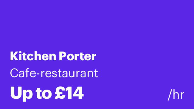 Kitchen Porter