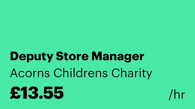 Deputy Store Manager