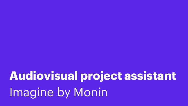 Audiovisual project assistant