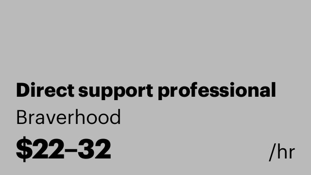 Direct support professional