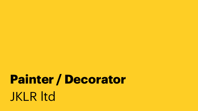 Painter / Decorator