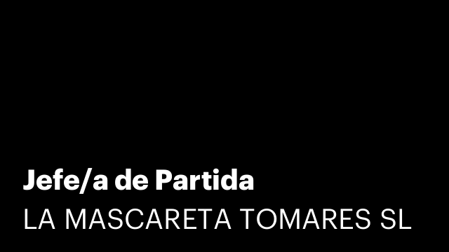 Jefe/a de Partida