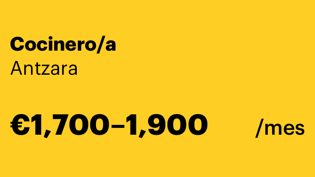 Cocinero/a