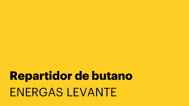 Repartidor de butano
