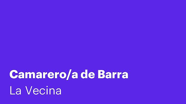 Camarero/a de Barra