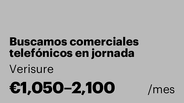 Buscamos comerciales telefónicos en jornada parcial 30h