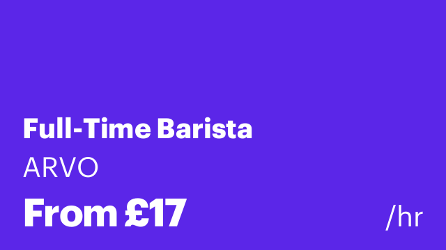 Full-Time Barista