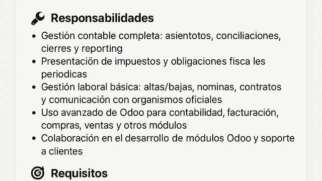 Técnico/a Contabilidad y Fiscalidad
