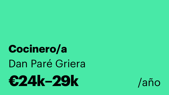 Cocinero/a
