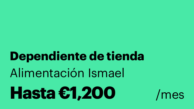 Dependiente de tienda