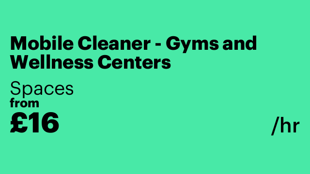 Mobile Cleaner - Gyms and Wellness Centers