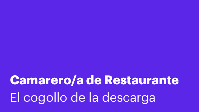 Camarero/a de Restaurante