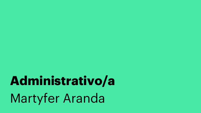 Administrativo/a