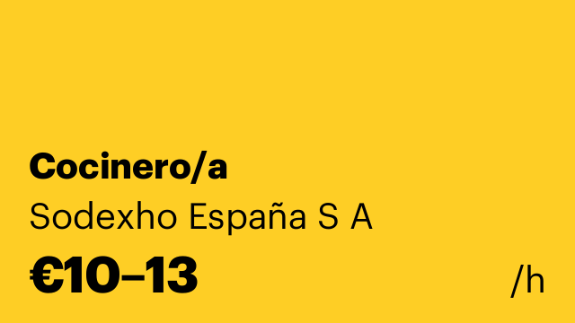 Cocinero/a