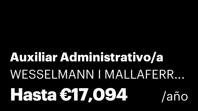 Auxiliar Administrativo/a
