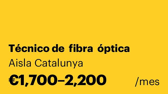 Técnico de  fibra  óptica